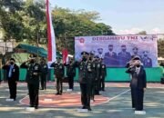 Dandim 0808/Blitar Bersama Forkopimda Blitar Raya, Mengikuti Upacara HUT Ke 76 TNI Secara Virtual