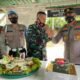 Kapolsek Lima Puluh Beri Surprise HUT TNI Ke 76 di Koramil 03 Lima Puluh
