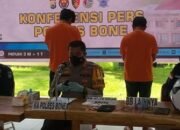 Berhasil Ungkap Jaringan Narkoba Internasional, Polres Bone Amankan 2 Tersangka dan 3 Ball Sabu