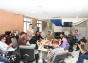 Silaturahmi dengan Wartawan Unit Pemprov Sumut, Plt Kadis Kominfo Sumut Aziz Batubara Berharap Kemitraan dapat Terus Terbangun