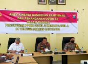 Polres Batu Bara, Kadiskes Anev Penanganan Covid19, Dalam Rangka Penurunan Level 2 Menuju Level 1