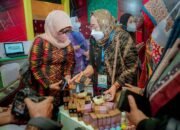 Pengunjung  Antusias di Stand Pemko Medan, Ketua TP PKK & Dekranasda: Motivasi Dorong  UMKM Tingkatkan Produk