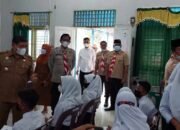 Wabup Deli serdang Monitoring Pelaksanaan Vaksinasi Covid-19 di Kecamatan Beringin