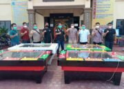 Laksanakan Atensi Kapolri, Polres Batu Bara Amankan 4 Meja Judi Tembak Ikan