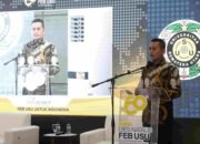 Menteri Erick Thohir dan Wagub Musa Rajekshah Isi Economic Outlook 2022 FEB USU