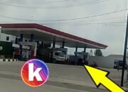 Diduga Mobil Box Mengisi BBM di SPBU Singapore Station Belawan dengan Tonase Cukup Besar
