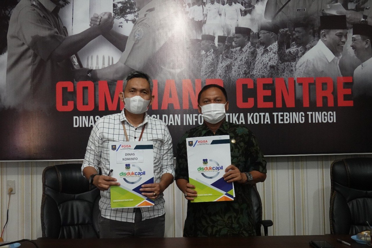 Diskominfo Tebing Tinggi Jalin Kerjasama Dengan Dukcapil Terkait Pemanfaatan Data