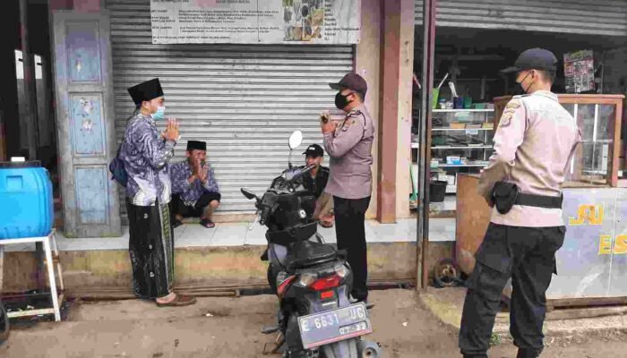 Polsek Malausma Berpatroli, Ajak Masyarakat Terapkan Prokes di Masa Pandemi