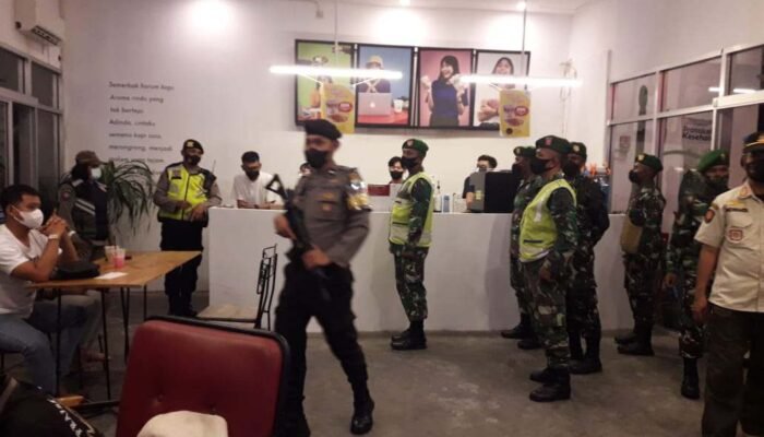 Petugas Gabungan Kota Blitar Gelar Operasi Yustisi