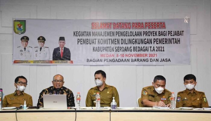 Pemkab Sergai Gelar Kegiatan Manajemen Pengelolaan Proyek bagi PPK