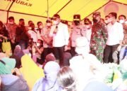 Tinjau Banjir di Sei Rampah, Bupati Sergai Harap Solusi Kongkrit