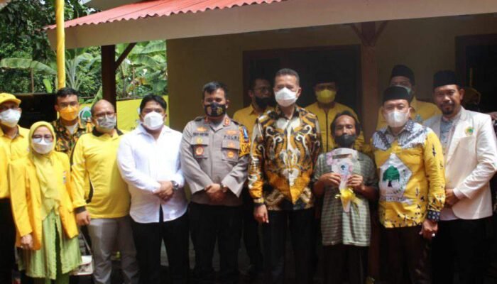 Wagubsu Resmikan Program RTLH Partai Golkar di Binjai Barat