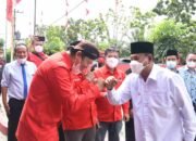 Bupati menghadiri Peresmian Musholla Al-Marhaen di Kantor DPC PDI Perjuangan Deli Serdang.