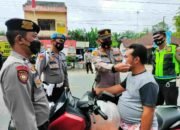 Polsek Lima Puluh Gelar Ops Yustisi, Pelanggar Prokes Diberi Sangsi