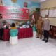 Kapolsek Cikijing Pantau Pelaksanaan Vaksinasi Covid -19 dan Imbau Prokes