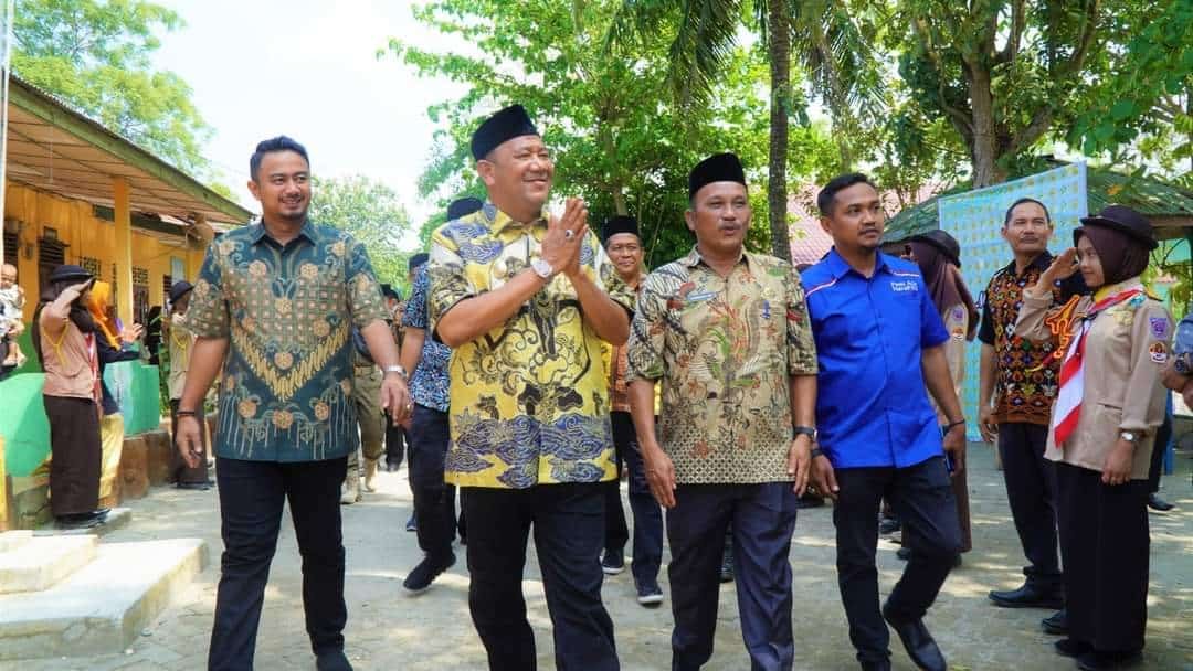 Plt Bupati Langkat saat menghadiri Milad Yaspen Amaliyah Haji Muhammad Matin, Kamis (23/2/2023). (Foto : Tim).