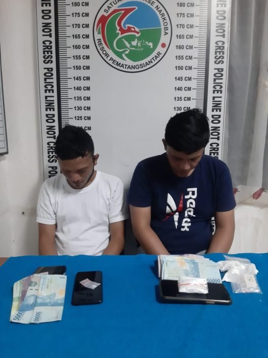 Sat Narkoba Polres Pematangsiantar Amankan 2 Tersangka Pengguna Narkotika