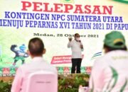 Edy Rahmayadi Lepas Keberangkatan Kontingen Paralimpik Sumut ke Peparnas XVI Papua