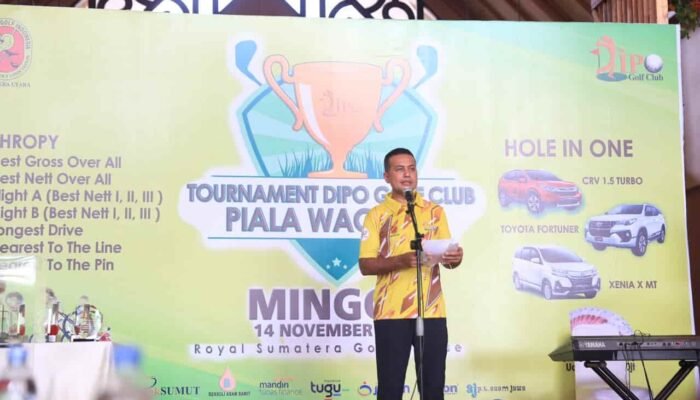 Turnamen Dipo Golf Club Perebutkan Piala Wagub Sumut, Ijeck : Bukan Hanya Olahraga, Tapi Juga Pererat Silaturahmi