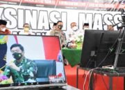 Ikuti Zoom Metting Bersama TNI/Polri, Pemkab Sergai Dukung Serbuan Vaksinasi Massal