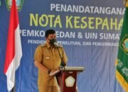 Pemko Medan & UIN Sumatera Utara Jalin Kerjasama Di Bidang Pengembangan Pendidikan, Penelitian, Pengabdian Masyarakat dan Pelatihan Dewan Pengawas Koperasi Syariah Masjid