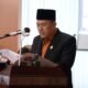 H Hanafi saat membacakan pandangan FPKS tentang ranperda perubahan RPJMD 2019-2023