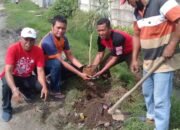 Dalam Rangka HUT PSI Ke 7, DPC PSI Belawan Bersama Kepling dan Tomas Adakan Kegiatan Penanaman Pohon