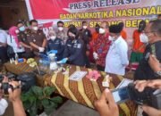 BNNK Serdang Bedagai Musnahkan 300 Gram Narkoba Jenis Sabu