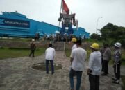 Ditpamobvit Polda Banten Lakukan Pengamanan Kunjungan Pemkab Jombang di PT Krakatau Baja Konstruksi Cilegon