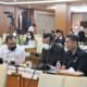 anggota DPRD Sumut saat mengikuti rapat paripurna ranperda perubahan perda tentang RPJMD 2019-2023