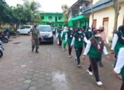 Tingkatkan Disiplin Kader NU, Babinsa Selorejo Latih PPB