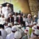 Gubernur Sumatera Utara (Sumut) Edy Rahmayadi menghadiri perayaan Maulid Nabi Muhammad SAW dan Tausiyah bersama Habib Hayqal Husein Alaydrus di Pesantren dan Tahfiz Qur'an Usamah Bin Zaid Jalan Mawar, Medan, Minggu (28/11/2021).