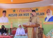 Resmikan Masjid An-Nur Dachlan, Musa Rajekshah Apresiasi Yayasan Harnas