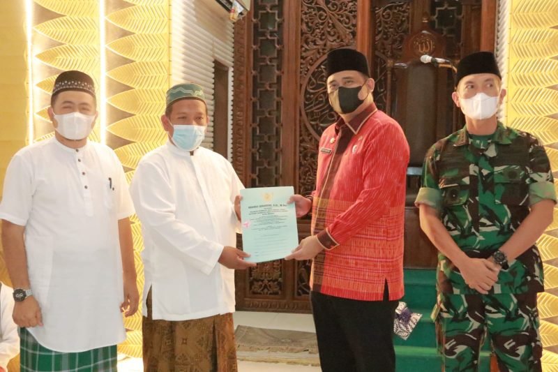 Bobby Nasution Melalui Program Masjid Mandiri Berupaya Sejahterakan Umat