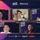Celeb on Cam 1 - 5 : Dalam memeriahkan momen akhir tahun 2021, Telkomsel kembali menggelar acara Celeb on Cam menghadirkan sosok musisi Cakra Khan (27/12). Acara hiburan digital sekaligus bincang inspiratif ini dihadirkan sebagai bentuk apresiasi bagi para jurnalis, komunitas dan pelanggan di wilayah Sumatera. (kedannews.com/Asdedi).