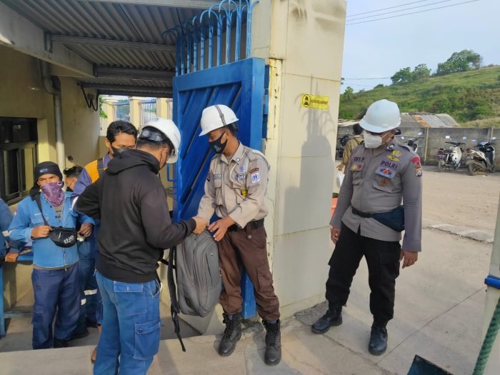 Ciptakan Rasa Aman pada Obvitnas, Ditpamobvit Polda Banten Rutin Gelar Pemeriksaan di PT Merak Energi Indonesia