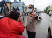Kapolres Pelabuhan Belawan Ajak Pengguna Jalan untuk Divaksin