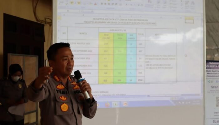 Kapolresta Deli Serdang Pimpin Rapat Koordinasi Percepatan Vaksinasi