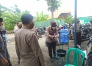 Kapolsek Cigasong Mengecek Lokasi Hajatan Pastikan Prokes Berjalan