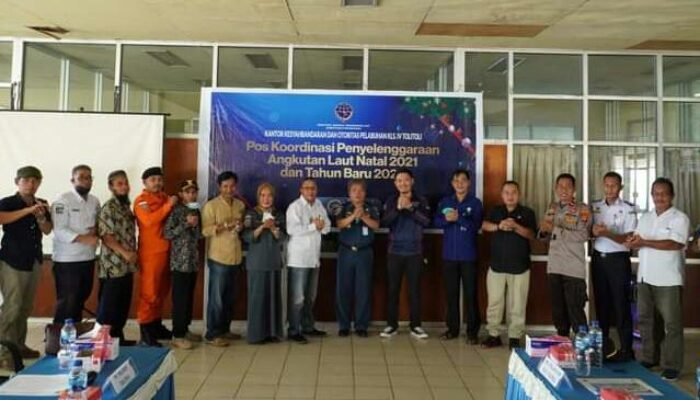 Posko Nataru 2021-2022 Terbentuk, KSOP Kelas IV Tolitoli Siap Hadapi Kenaikan Jumlah Penumpang