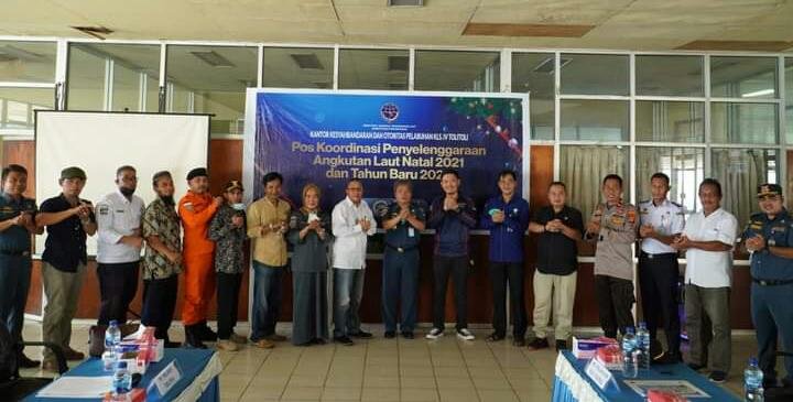 Posko Nataru 2021-2022 Terbentuk, KSOP IV Tolitoli Siap Hadapi Kenaikan Arus Penumpang