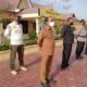 Sekda Aceh Timur. Ir. Mahyuddin. M. Si Hadiri Apel Gelar Operasi Lilin 2021 Di Polres Aceh Timur. Kamis (22/12/2022). (Dok/Humas).