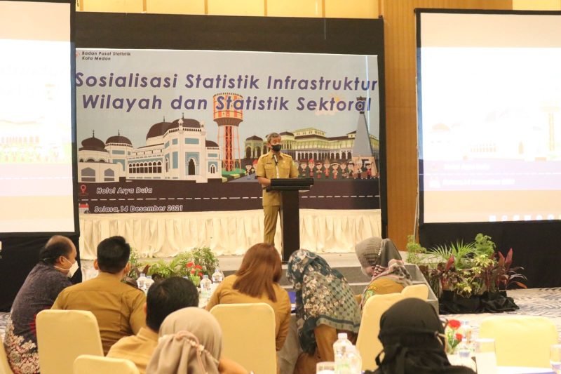 Sekda Kota Medan Buka Sosialisasi Statistik Infrastruktur Wilayah dan Sektoral