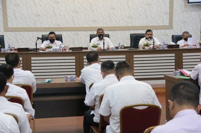 Sekda Kota Medan Pimpin Rapat Persiapan Pelaksanaan Program Kegiatan Terencana TA 2022