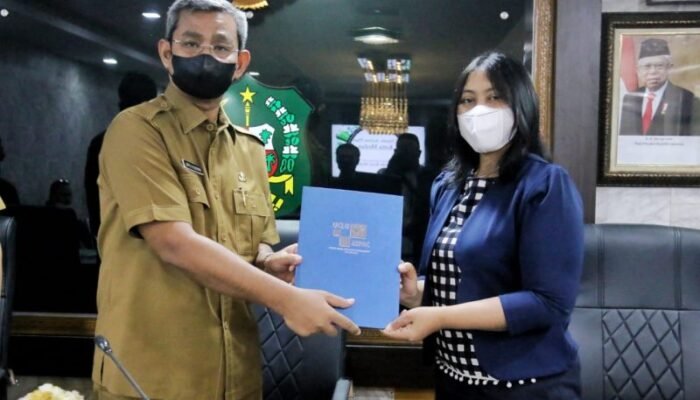 Sekda Kota Medan Terima Kunjungan Tim GCOM Asia Project