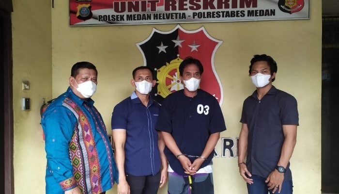 Tekab Polsek Helvetia Amankan Pencuri Pagar Besi