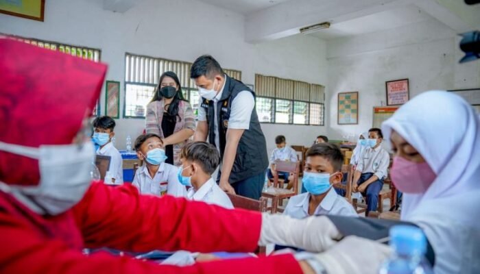 Vaksinasi Pelajar di Kota Medan Capai 90 Persen