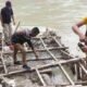 Letak pipa gas yang berada di Sungai Partongguran (Kamis,16/12/2021) (kedannews.com/Eka Suhendra)