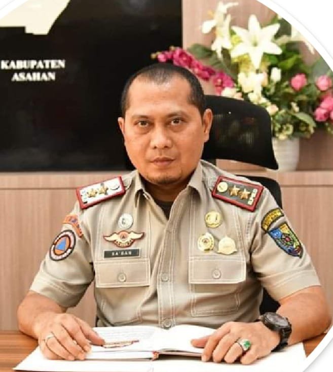 Kadis BPBD Kabupaten Batu Bara, Sa'ban (Sabtu,18/12/2021) (Dok/Humas)