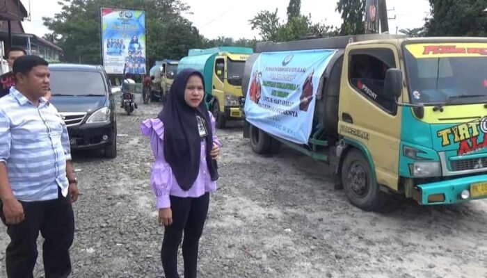 Jelang Nataru, AKBP Robin Simatupang Bersama RIE Bantu Air Bersih di Pagurawan
